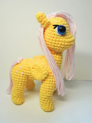 Fluttershy Pony Amigurumi – Patrón Español